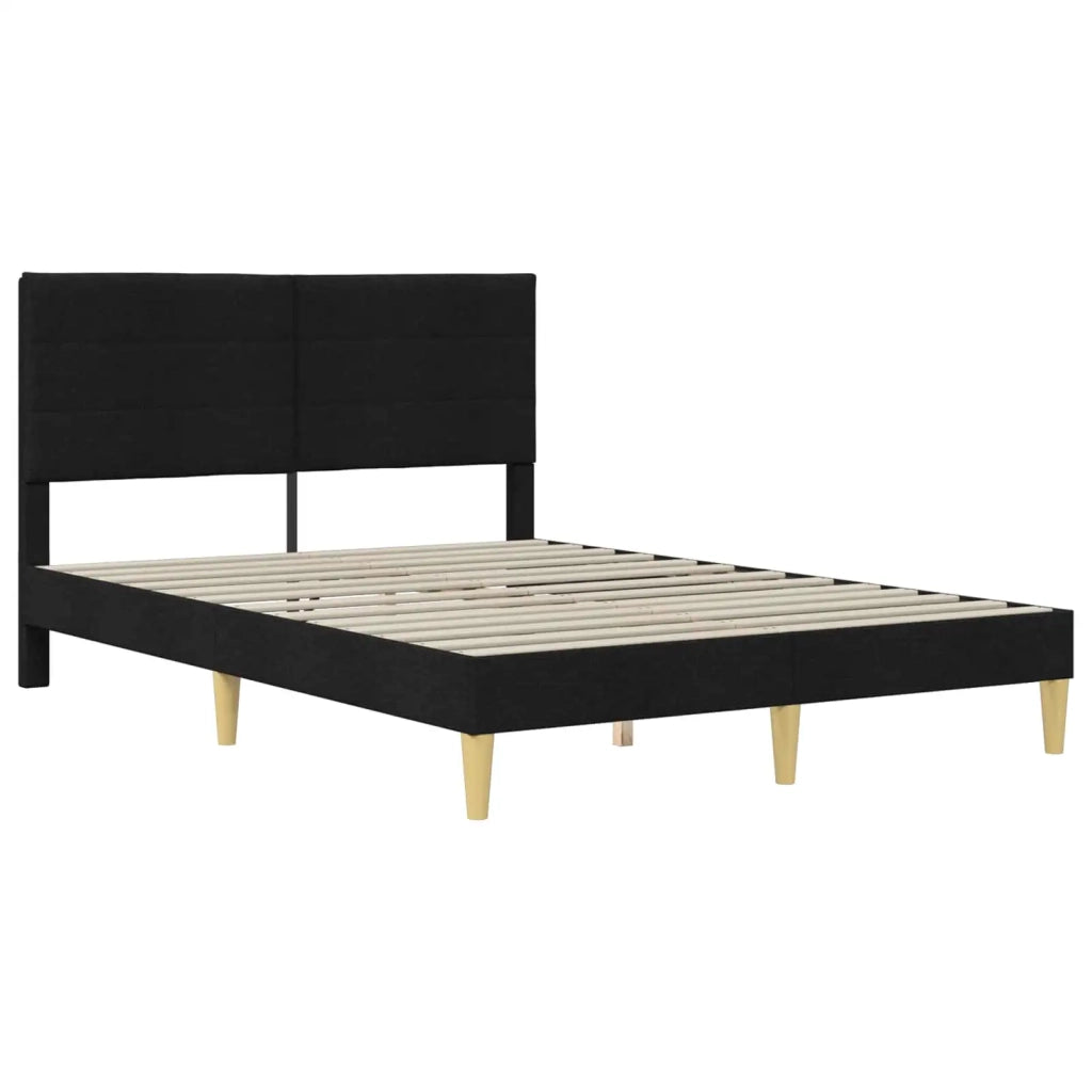 Struttura del letto Nero 140 x 200 cm Poliestere 3414961