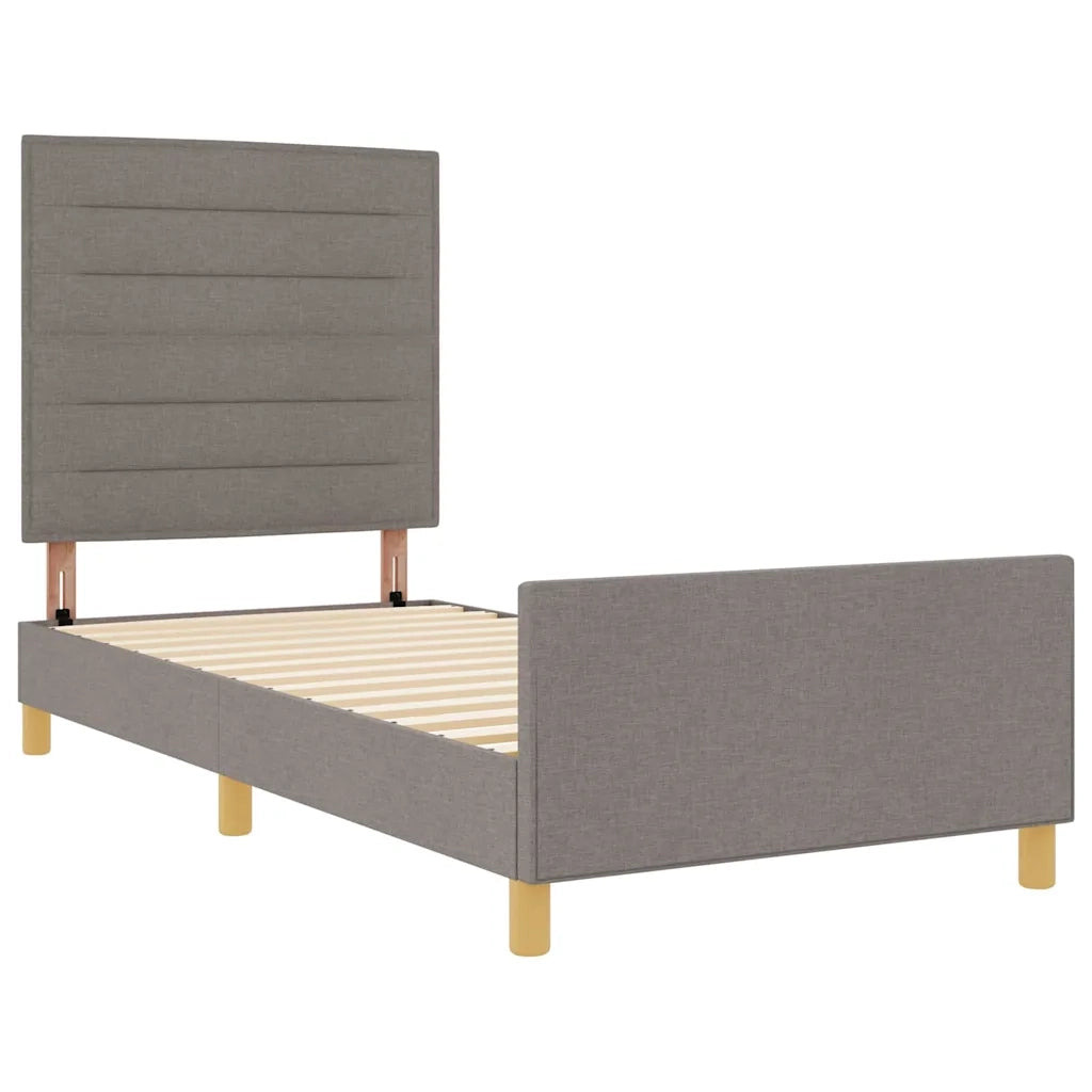 Struttura del letto con testiera Talpa 80 x 200 cm Tessuto