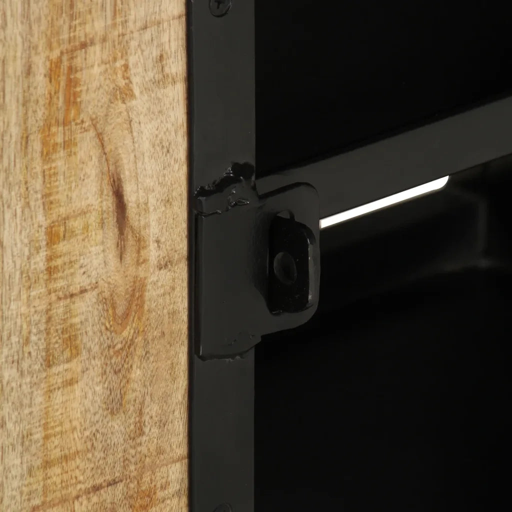 Mobile TV | Armadietto TV | Mobile Porta TV 110x30x45 cm in Legno Massello di Mango Grezzo