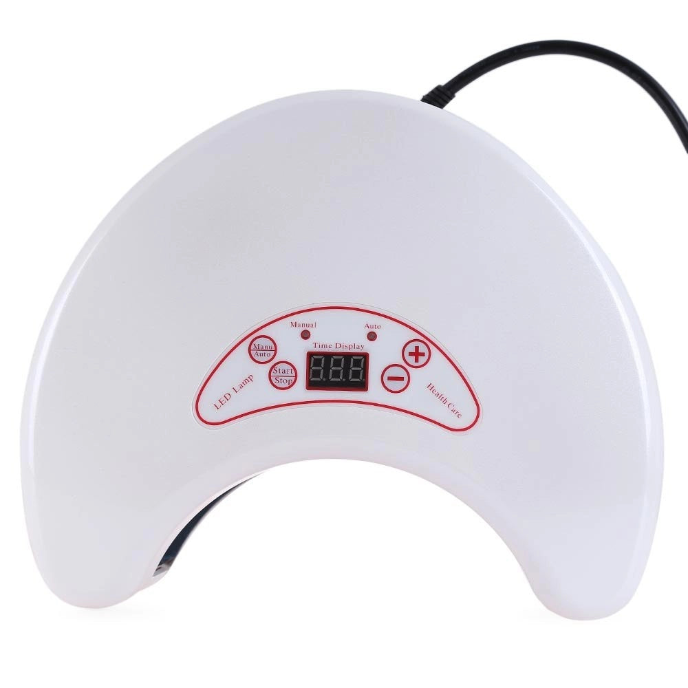 Trade Shop - Lampada Fornetto Led 108 Led Nail Art 12w Mezza Luna Ricostruzione Unghie -