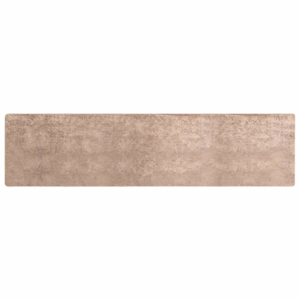 Runner Tappeto MARSA Sabbia 80 x 450 cm Poliestere e PVC 42023117