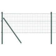 Recinzione da Giardino | Recinzione con Posto Verde 0,8 x 10 m Acciaio e PVC
