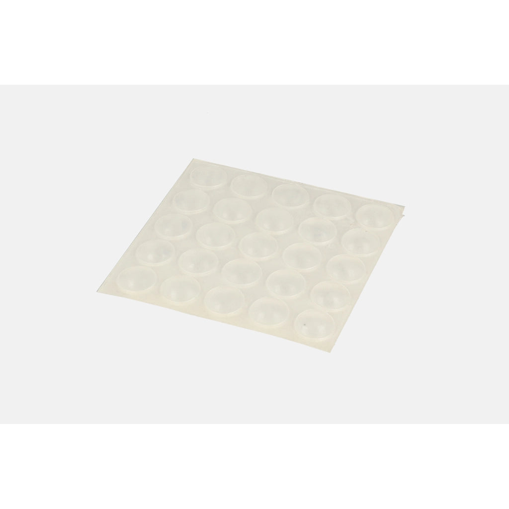 Paracolpi adesivi trasparenti - Ã˜ 7 spessore 1,5 mm. - 50 pz.