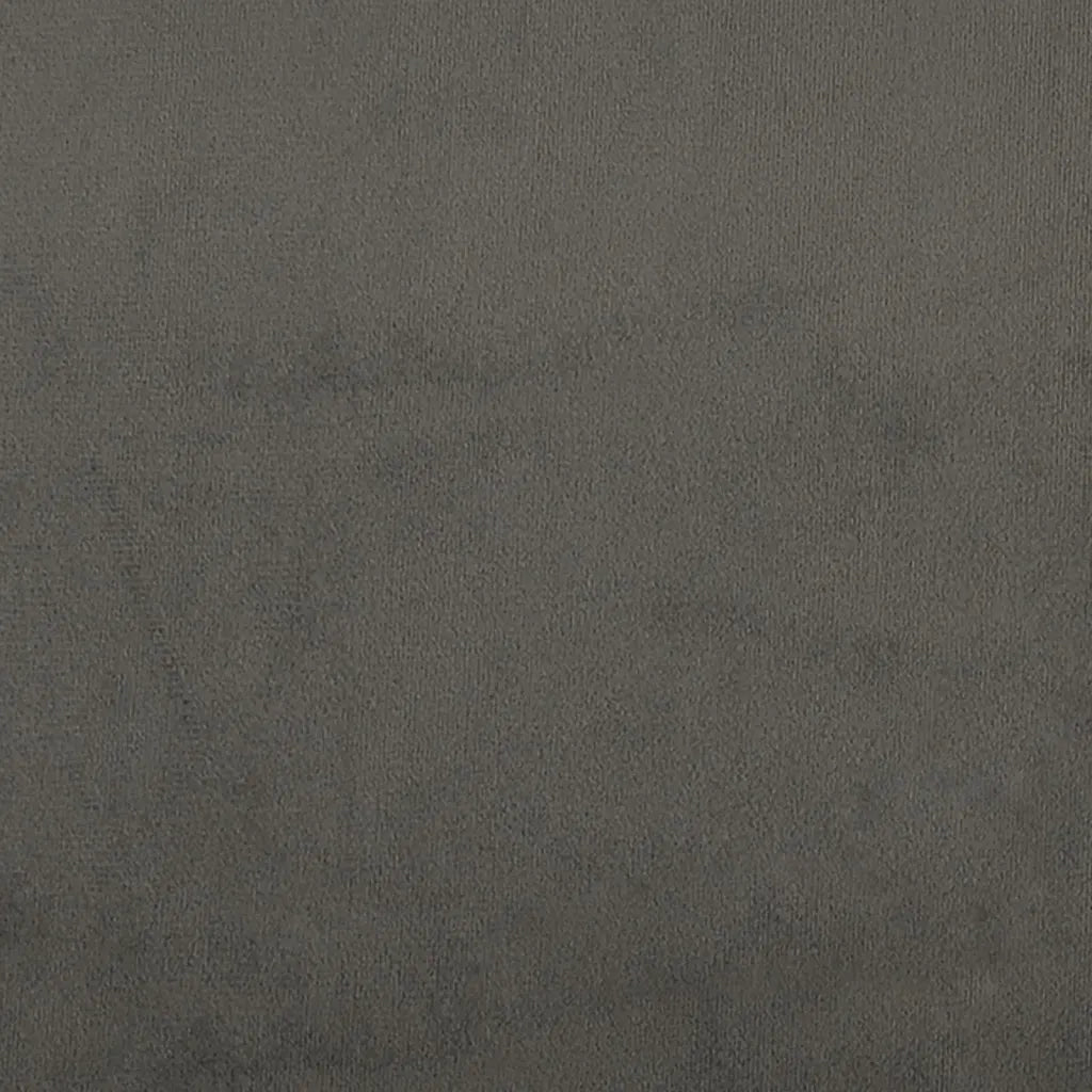 Testiera-Testata Decorativa Grigio Scuro 90x5x118/128 cm Velluto 815614