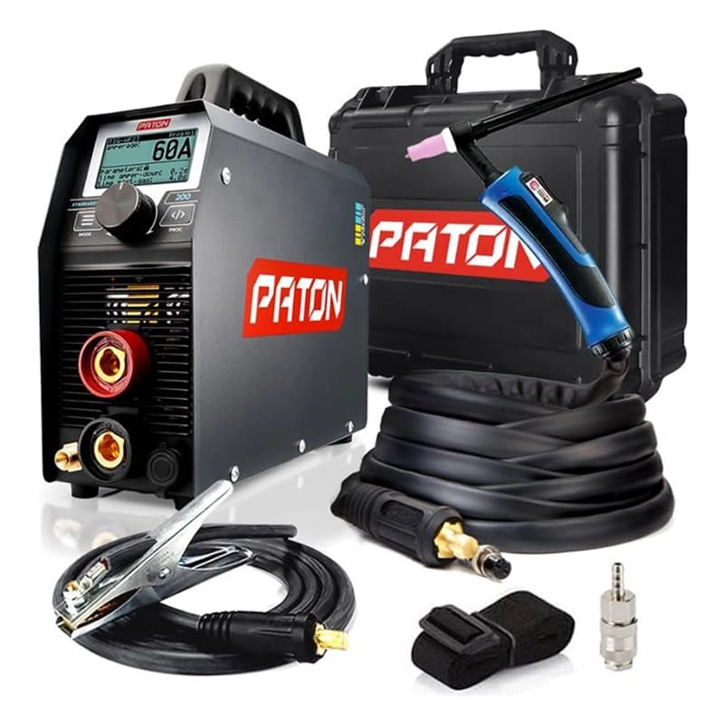 PATON StandardTIG-200 Saldatrice TIG 200 A con funzione pulse dispositivo digitale 230 V kit per saldatura TIG
