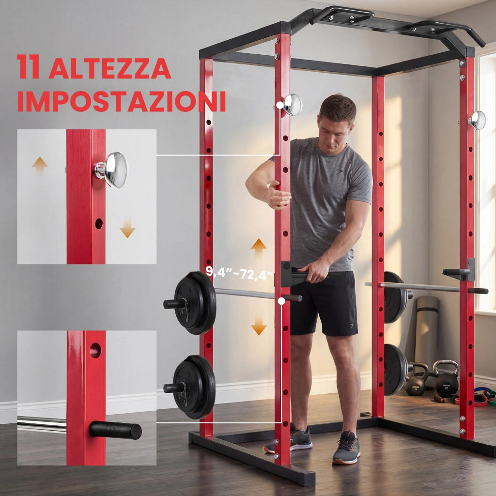Power Cage Rack Regolabile ¨C Minimal ¨C 460KG