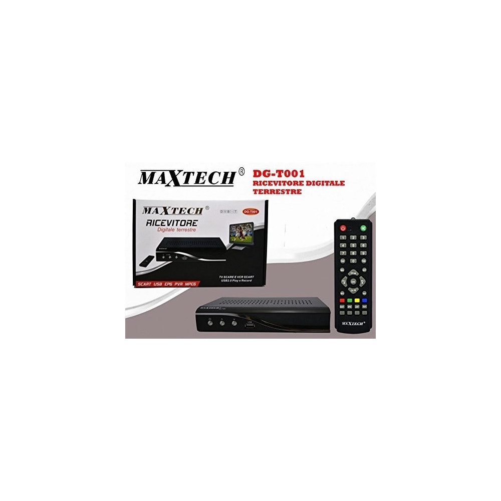 Trade Shop - Decoder Ricevitore Digitale Terrestre Dvb-t Scart Usb Epg Pvr Mpeg Hdmi Dg-t001 -