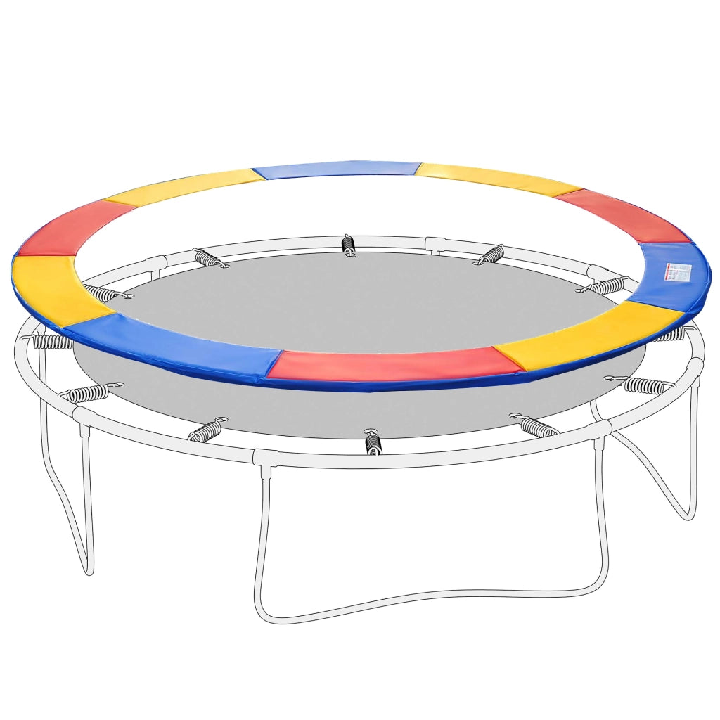 Copertura Imbottita Bordo Trampolino, Protezione per Tappeto Elastico Giaridno in Plastica, ?244cm, Multicolore