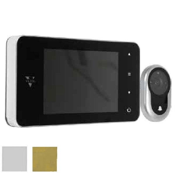 Vitel E0588 12 Spioncino Digitale Display LCD 4'' Sensore CMOS 0.3MP Angolo 105° colore Alluminio