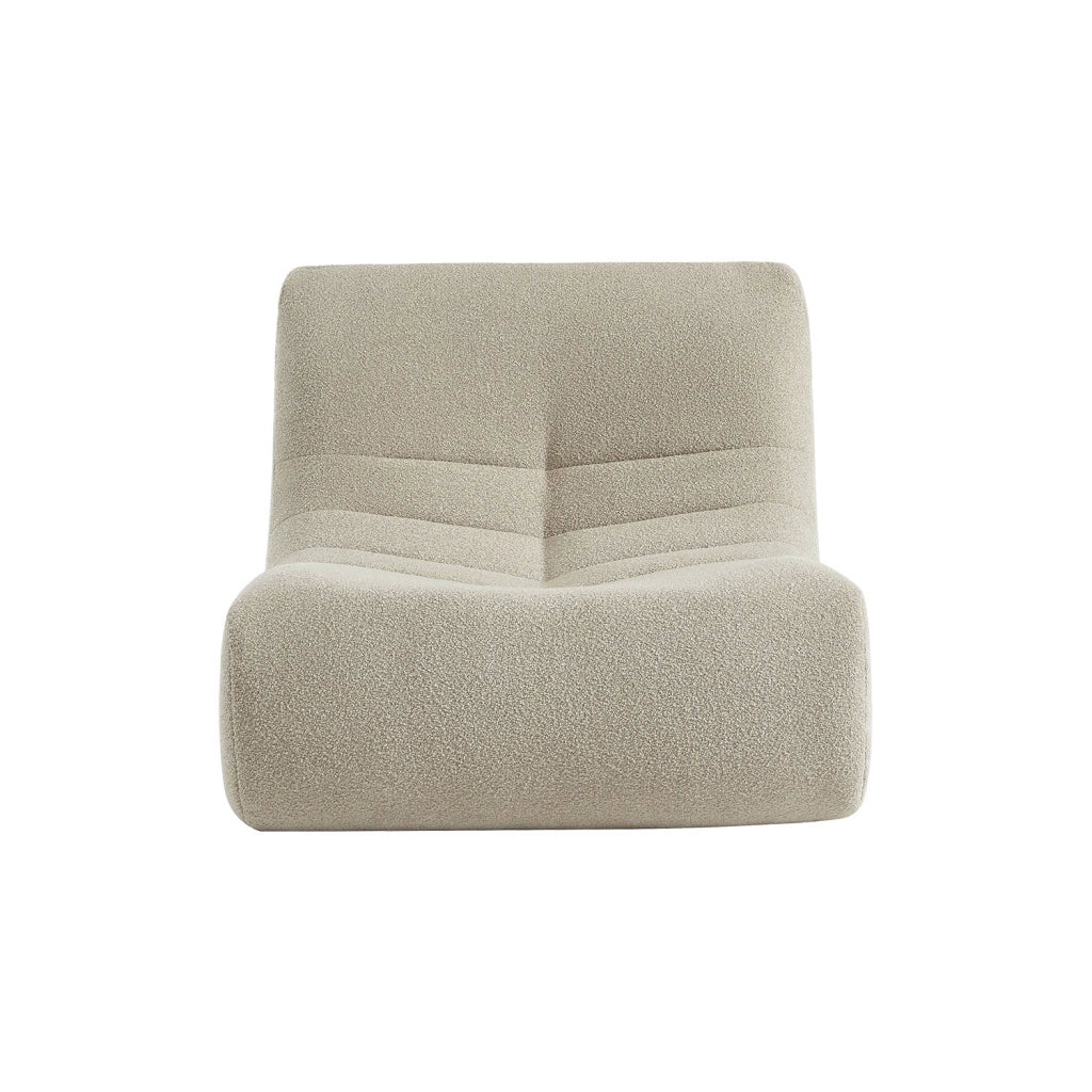 Divano modulare boucle, 2 posti, beige