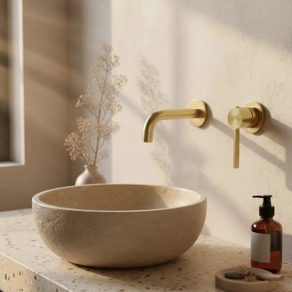 Rubinetto Da Parete Rea Foster Brush Gold