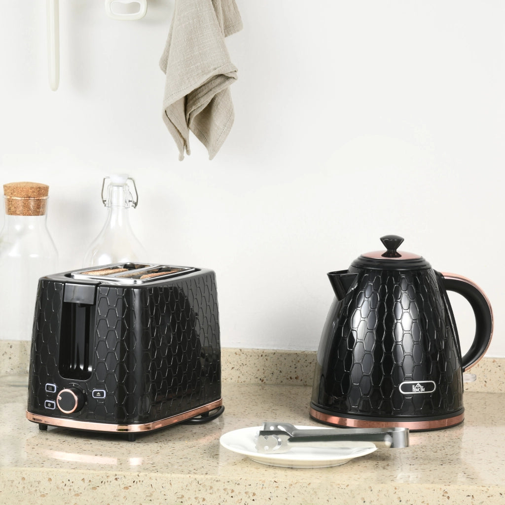 Bollitore e Tostapane Set ¨C Minimal ¨C 1.7L Nero