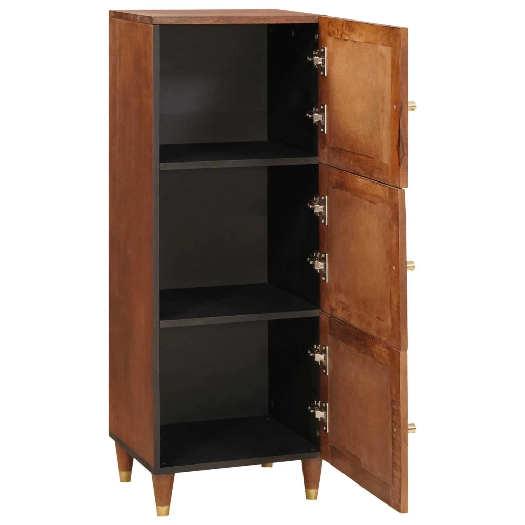 Mobile alto Marrone 40 x 33,5 x 110 cm Legno di mango massello 4018909