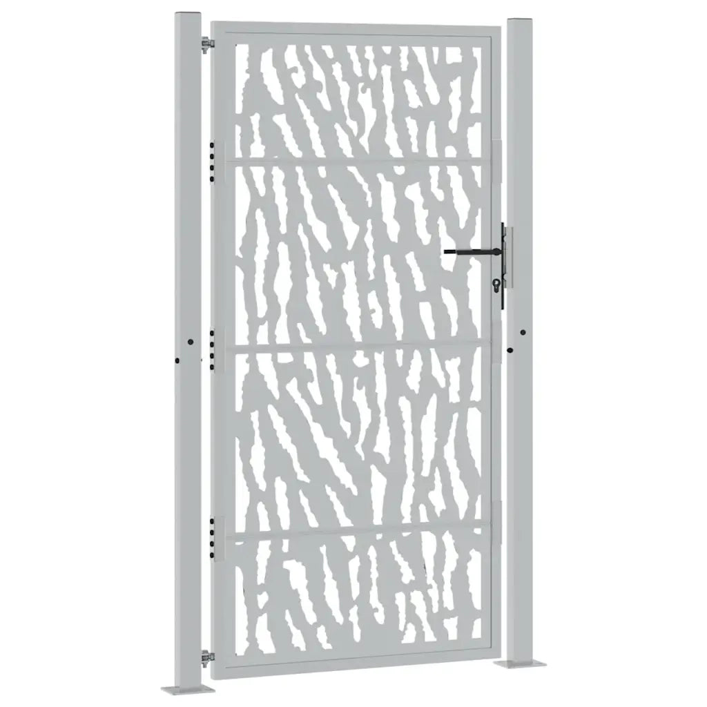 Cancello da giardino 100x175 cm con design a traccia 4100987