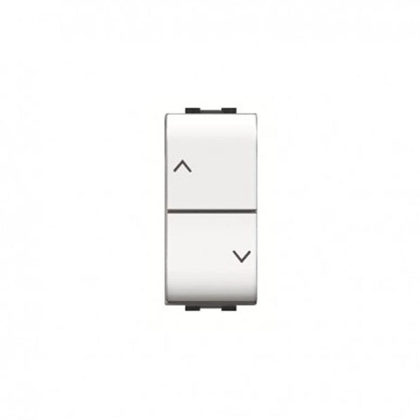 DOPPIO PULSANTE INTERBLOCCATO 'MYLIFE' 10A 250V - Bianco - EC ELETTROCANALI