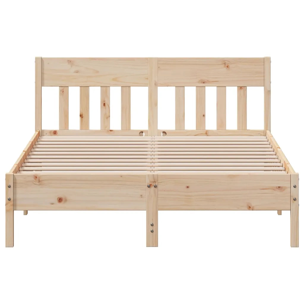 Letto senza Materasso 120x190 cm in Legno Massello di Pino 842670