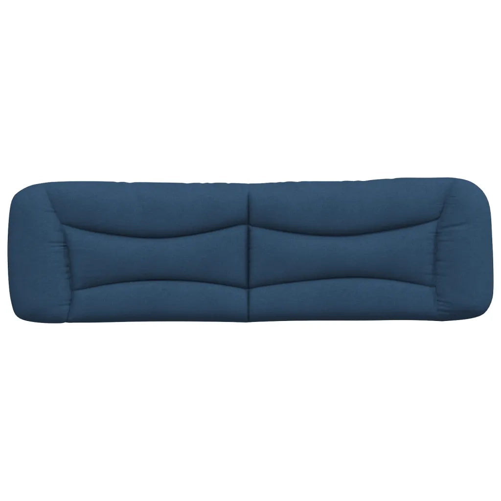 Cuscino Testiera Hvar Blu 180 cm in Tessuto 374606