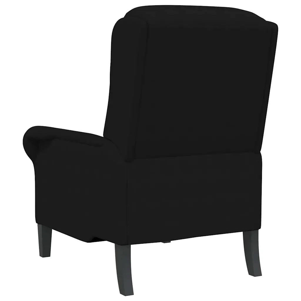Poltrona | Sedia Relax Nero 76 x 94 x 102 cm Microfibra
