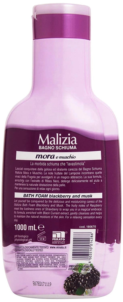 MALIZIA BAGNO SCHIUMA 1LT MORA E MUSCHIO