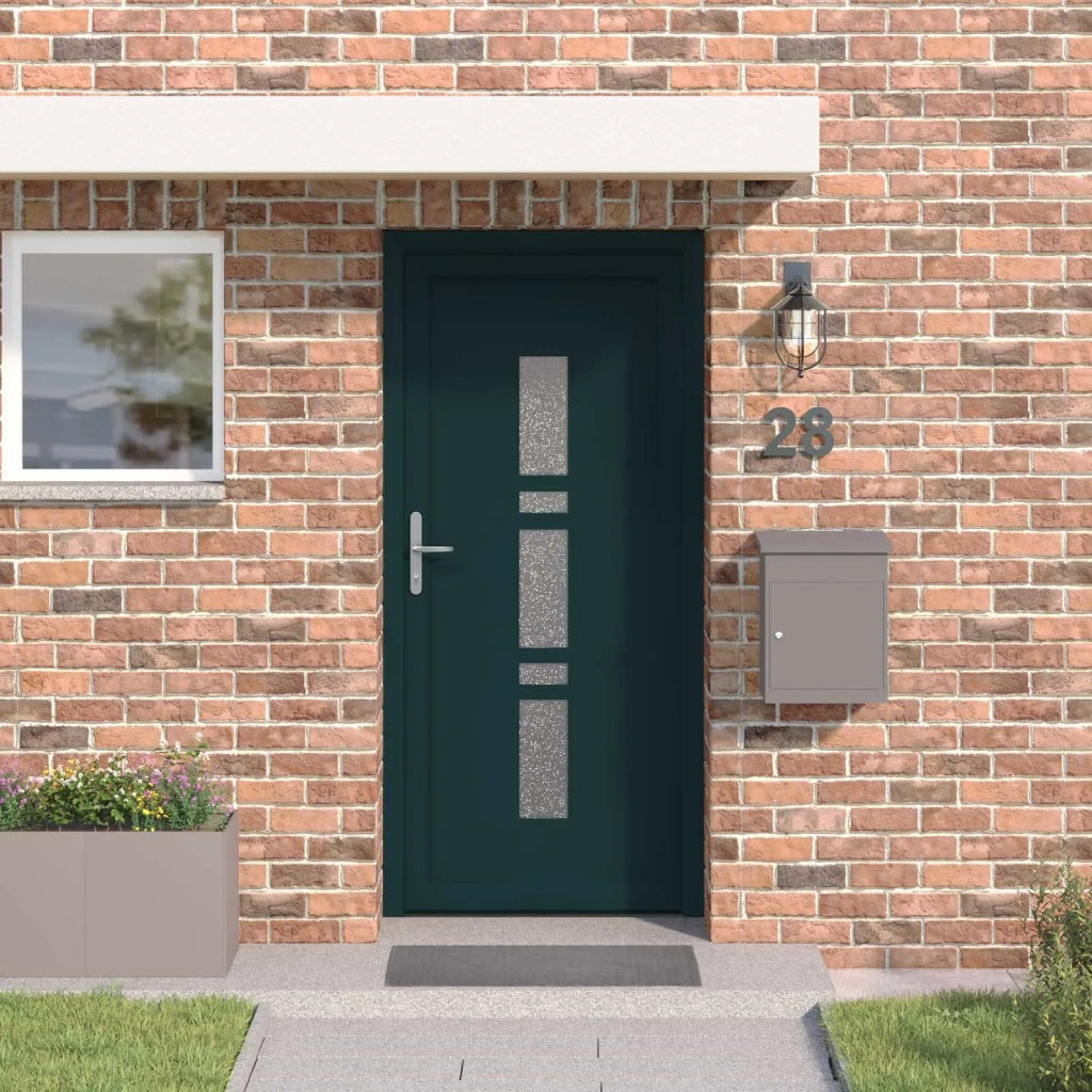 Porta Frontale Antracite 98 x 200 cm PVC 3445736