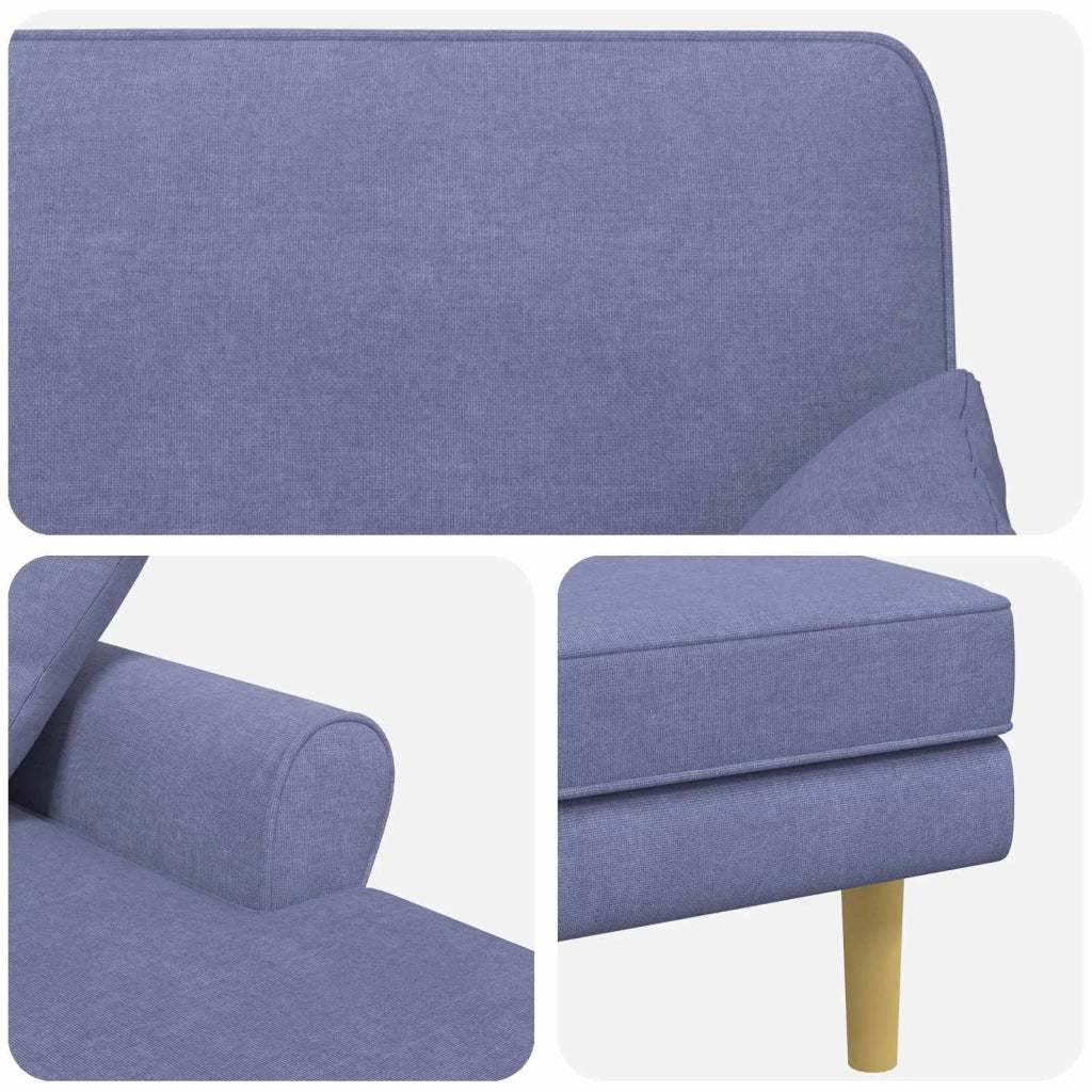 Chaise longue Blu jeans Tessuto 42048093