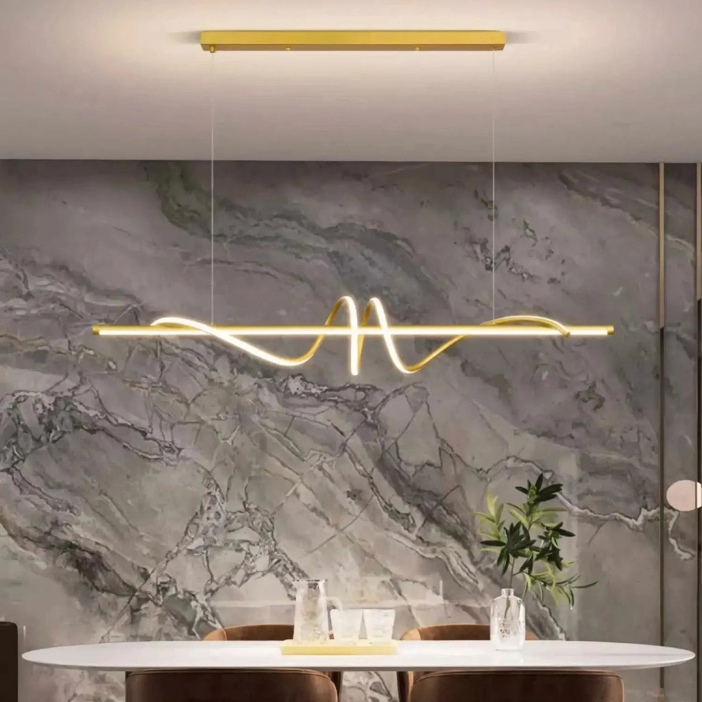 Lampada Led Lhj024-cp 120 Cm Gold