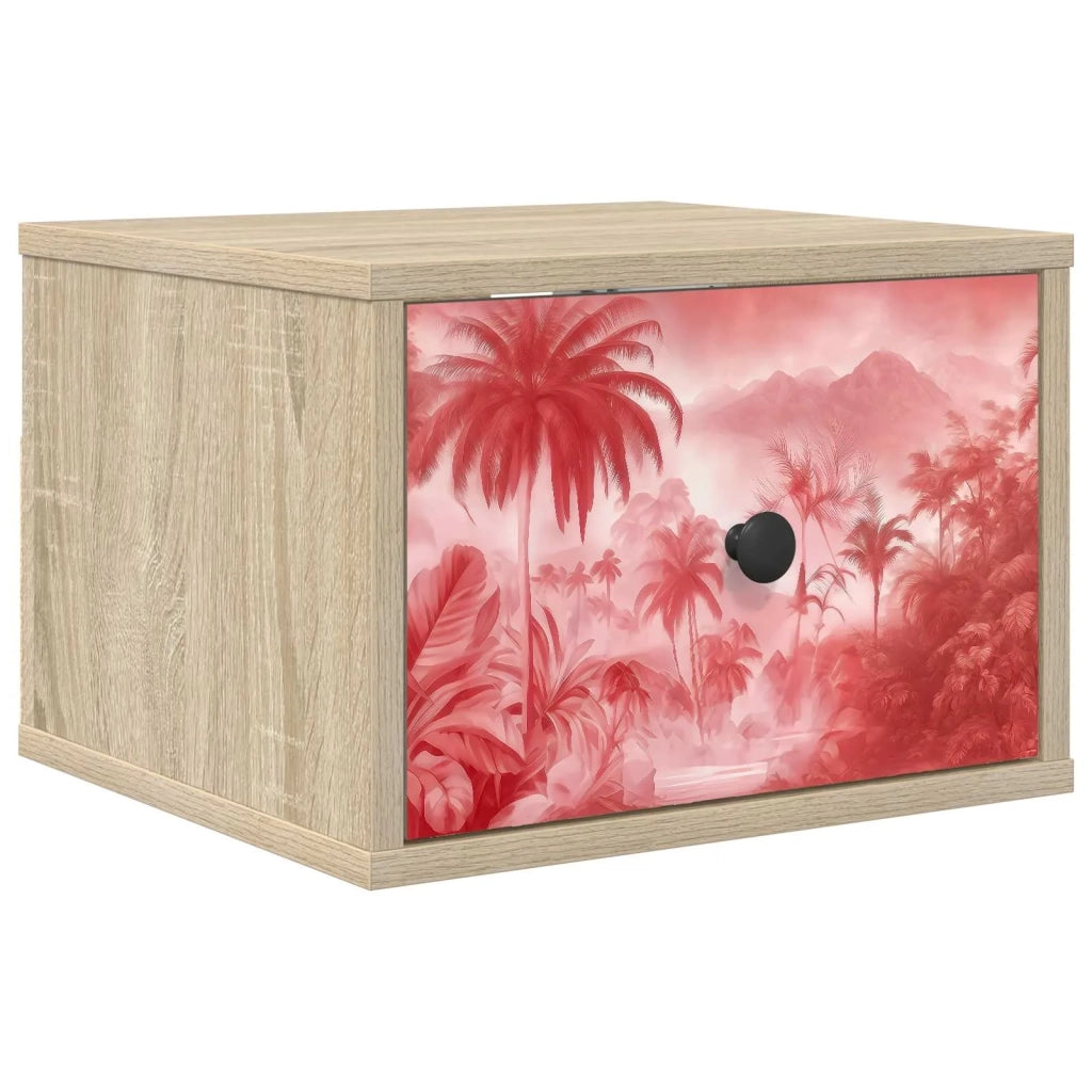 Mobiletto da comodino a parete AACHEN Rovere Sonoma 8007497