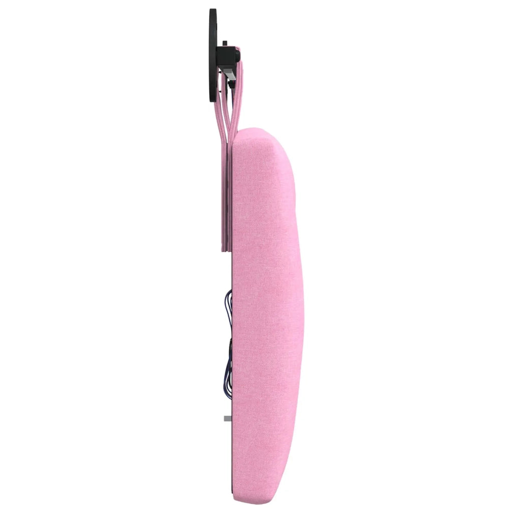 Testiera | Testata sospesa Con luce LED Rosa Tessuto