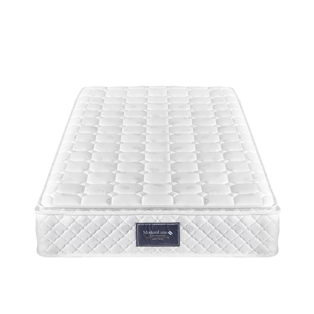 Letto singolo contenitore 90x200 beige con testiera geometrica