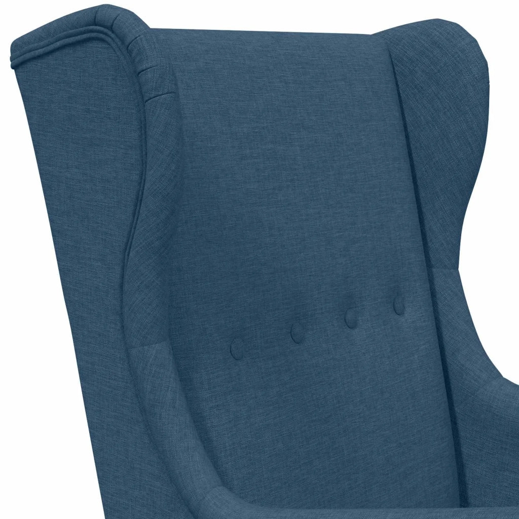Poltrona-Divano Sedia Blu Tessuto 898416