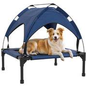 Cuccia per Cane con Tetto ¨C zephmum ¨C 76x61x69.5 cm Blu Scuro