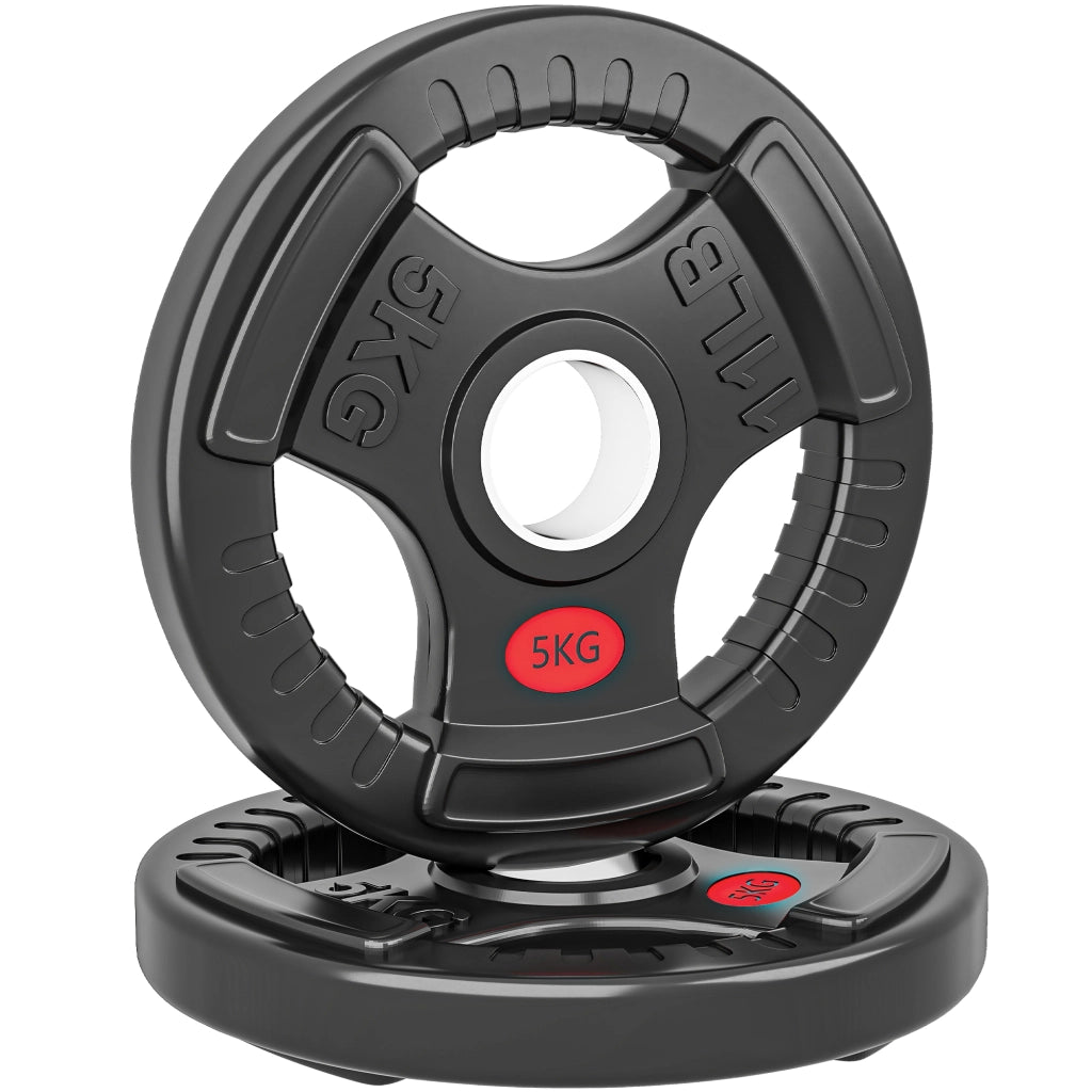 Dischi Pesi Olimpici ¨C Minimal ¨C Nero 2x5 kg ?50 mm