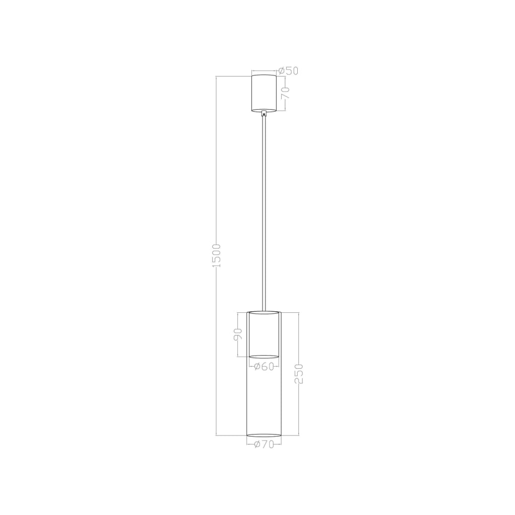 Lampada a sospensione Manacor nera vetro GU10 Light Prestige