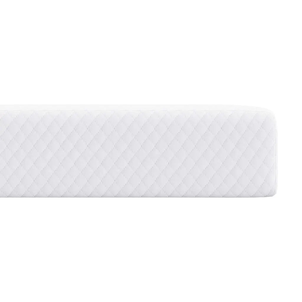 Topper per materasso Bianco 90 x 200 cm Tessuto Jacquard 4106245