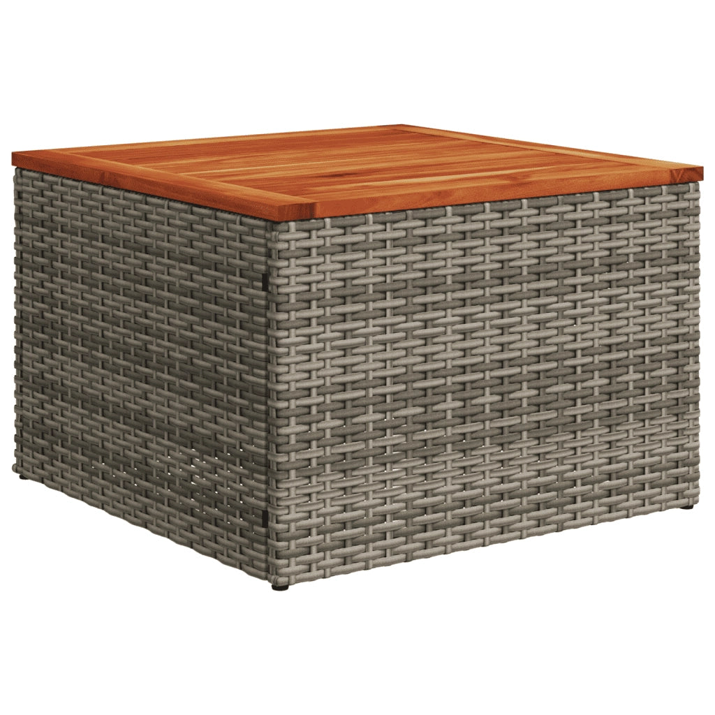 Set Divano da Giardino 10 pz con Cuscini Grigio in Polyrattan 3259561