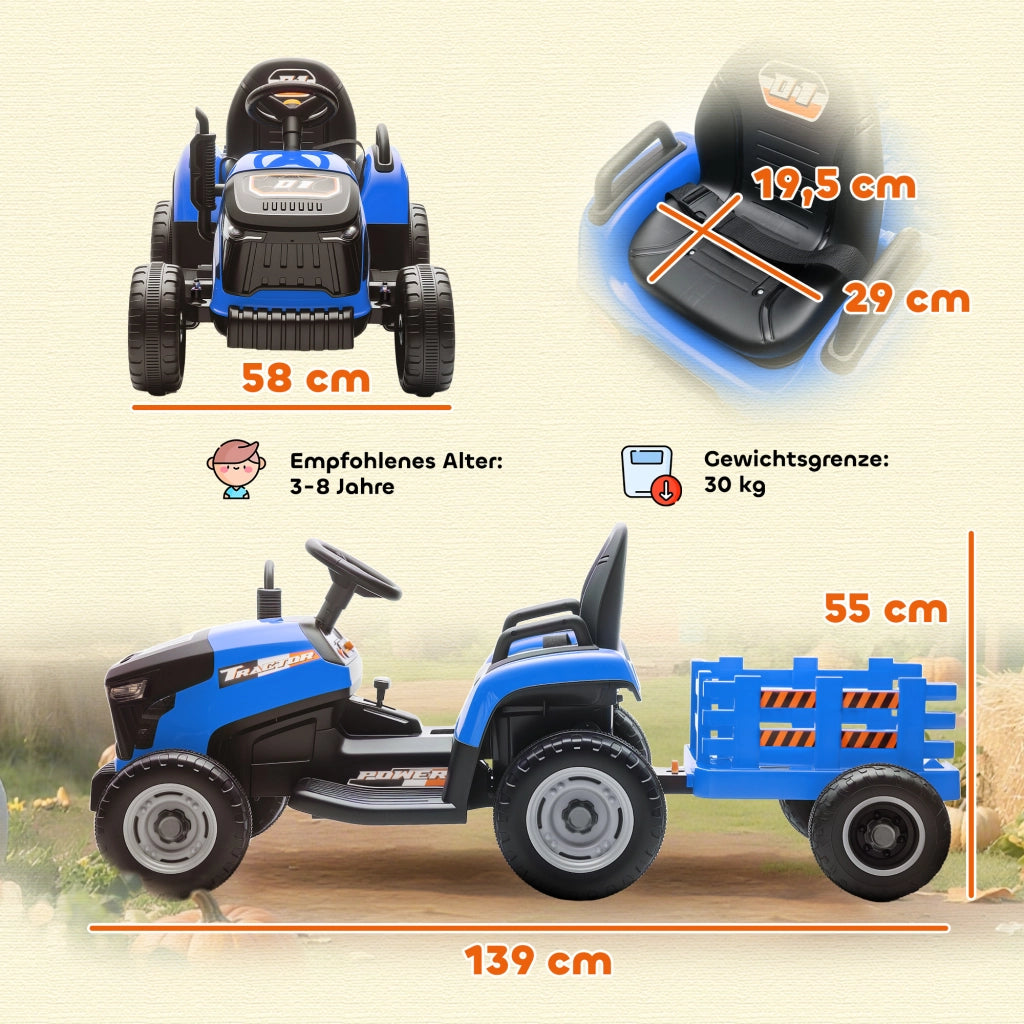 Trattore Bambini ¨C zephmum ¨C Blu