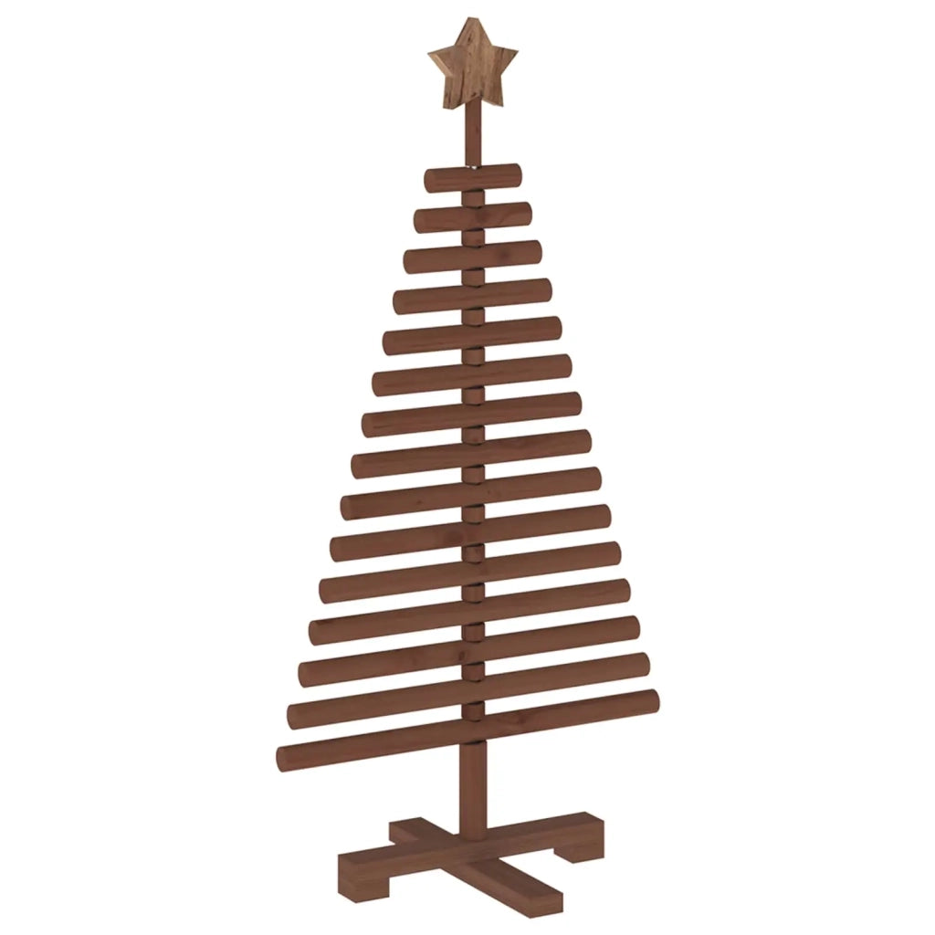 Albero di Natale in legno KOTKA 90 cm Legno Massello di Pino 42051509