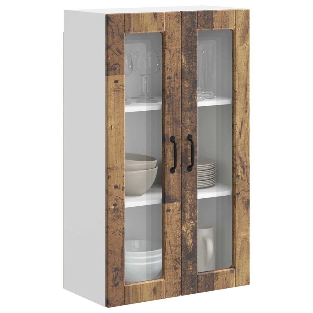 Mobile da cucina con lo scaffale-Armadio da cucina Legno vecchio 60 x 31 x 100 cm 725403