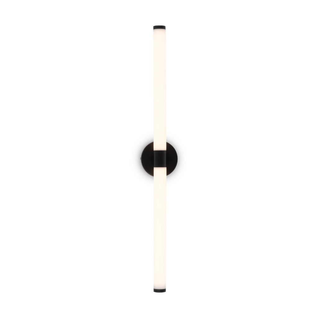 Maytoni applique moderna Axis 1 luce LED integrato nero alluminio