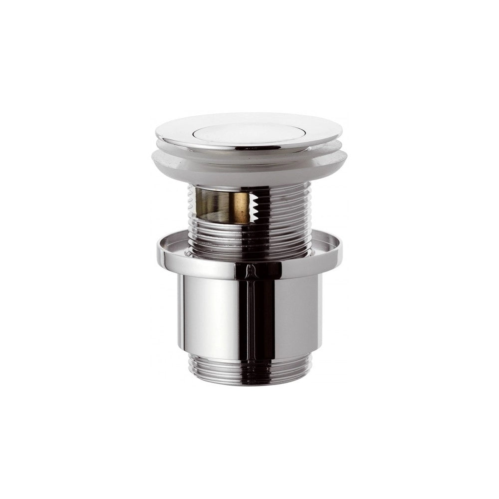 Scarico automatico con sistema click-clack cromo corto