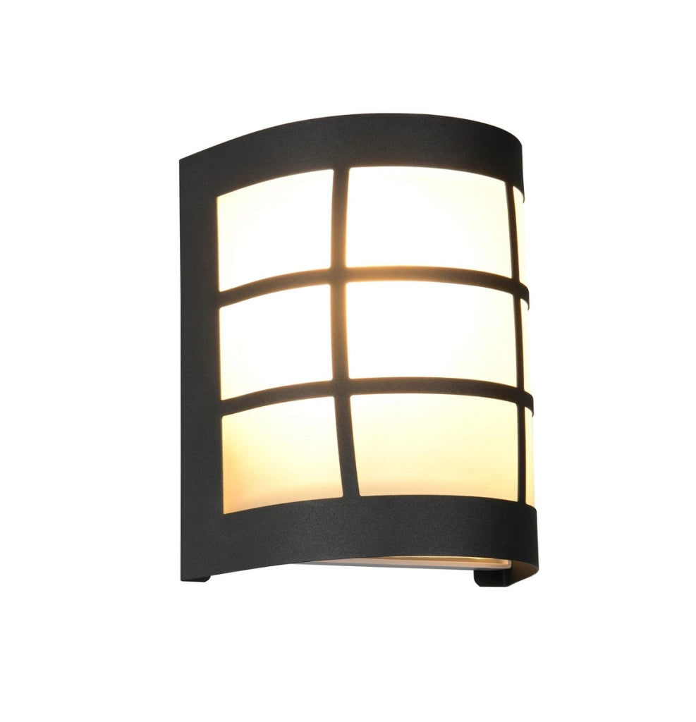 Applique da esterno nera semicircolare 1xE27 IP44 SINTRA RL