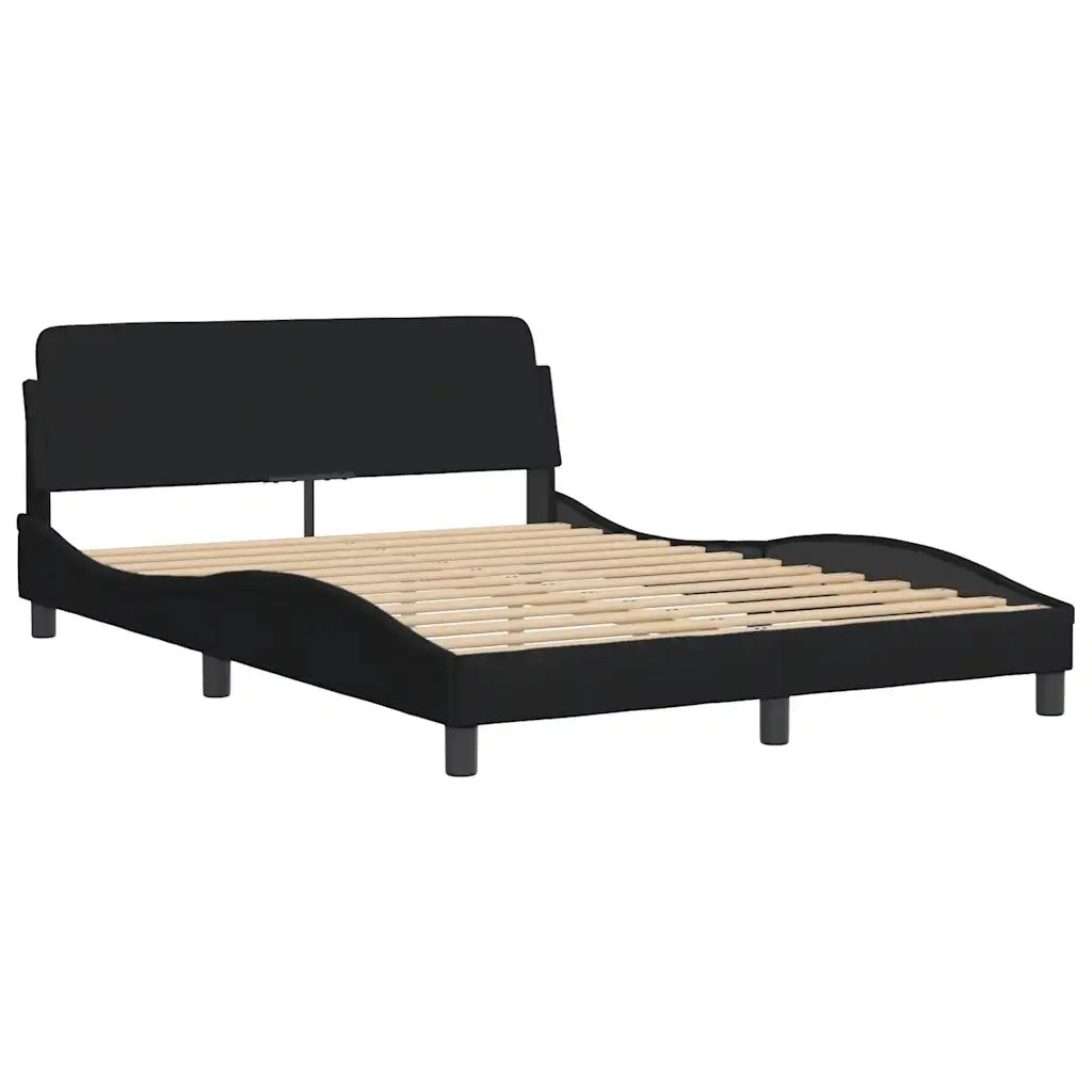 Giroletto senza Materasso Hanko Nero 120x200 cm Tessuto