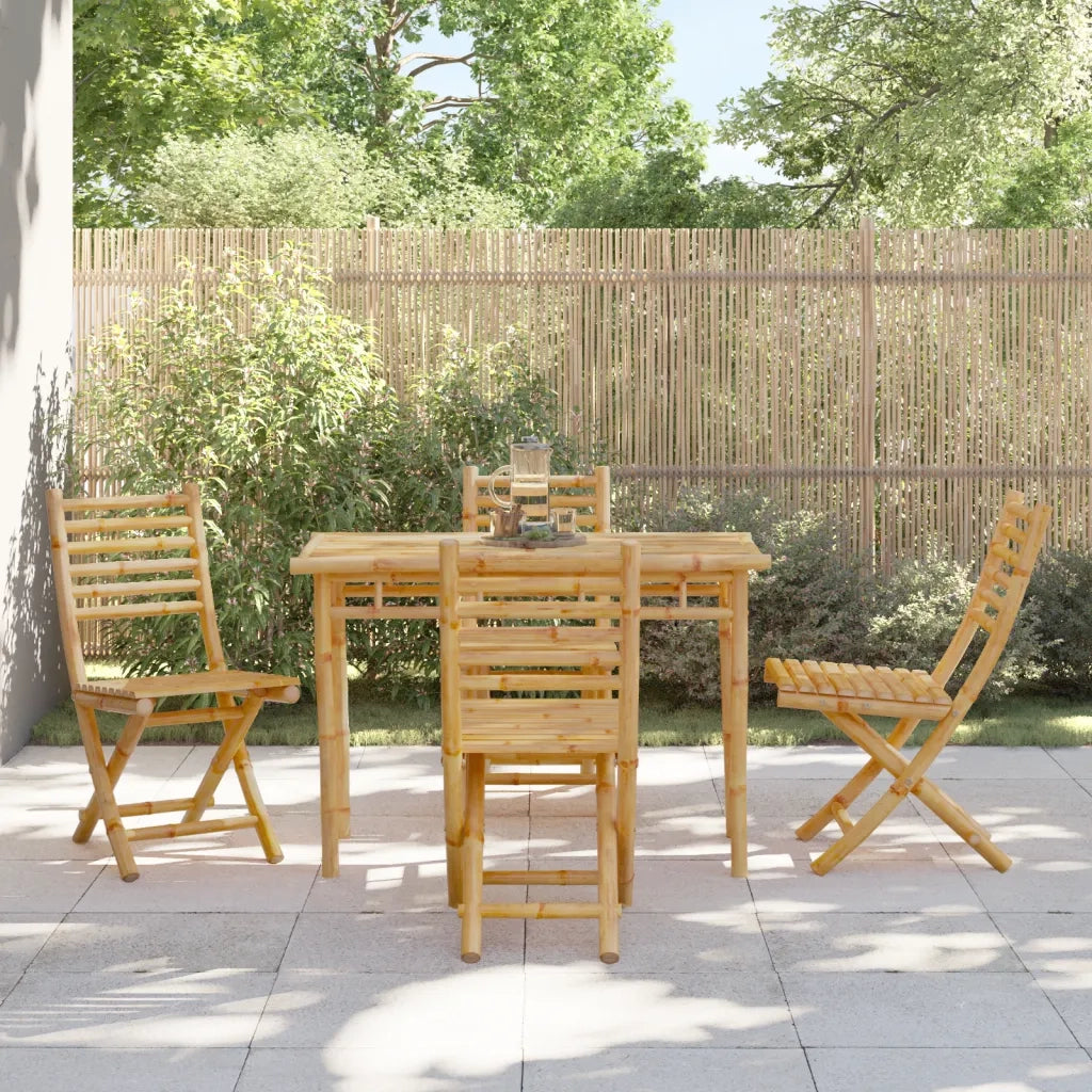 Set da Pranzo da Giardino 5 pz in Bambù 3278520