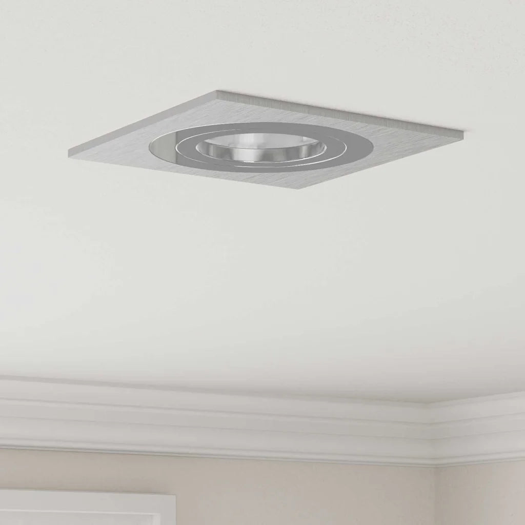 Spotlight 12 pz Argento 9 x 9 x 2 cm Alluminio CFW4172383