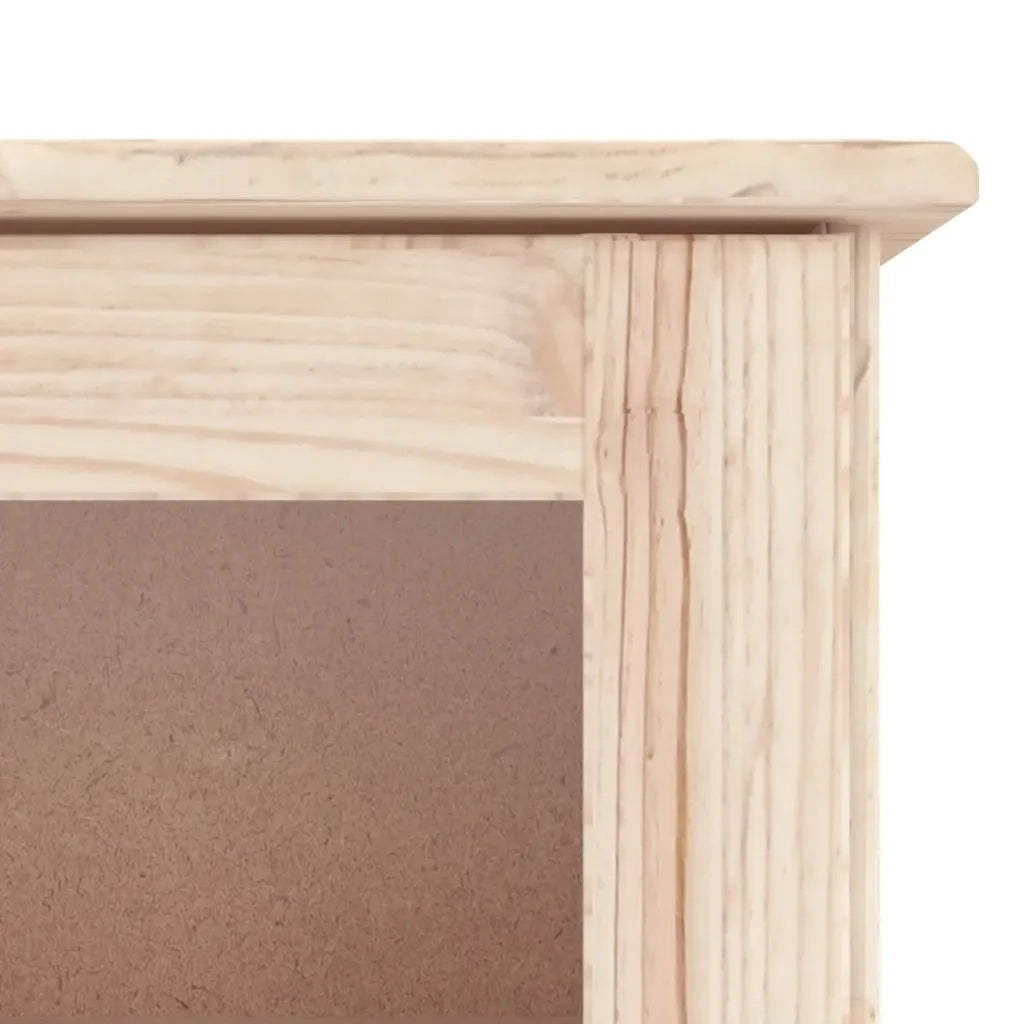 Credenza | Madia | Buffet da pranzo | Armadio da pranzo ALTA 77x35x188 cm in Legno Massello di Pino
