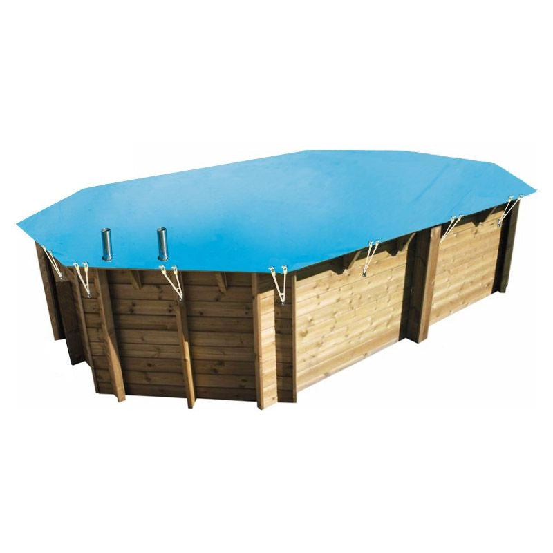 Copertura Invernale Per Piscina Northwood Ottagonale Allungato 4,90 X 3,55 M Dimensione piscina: 4.00 x 3.00 m