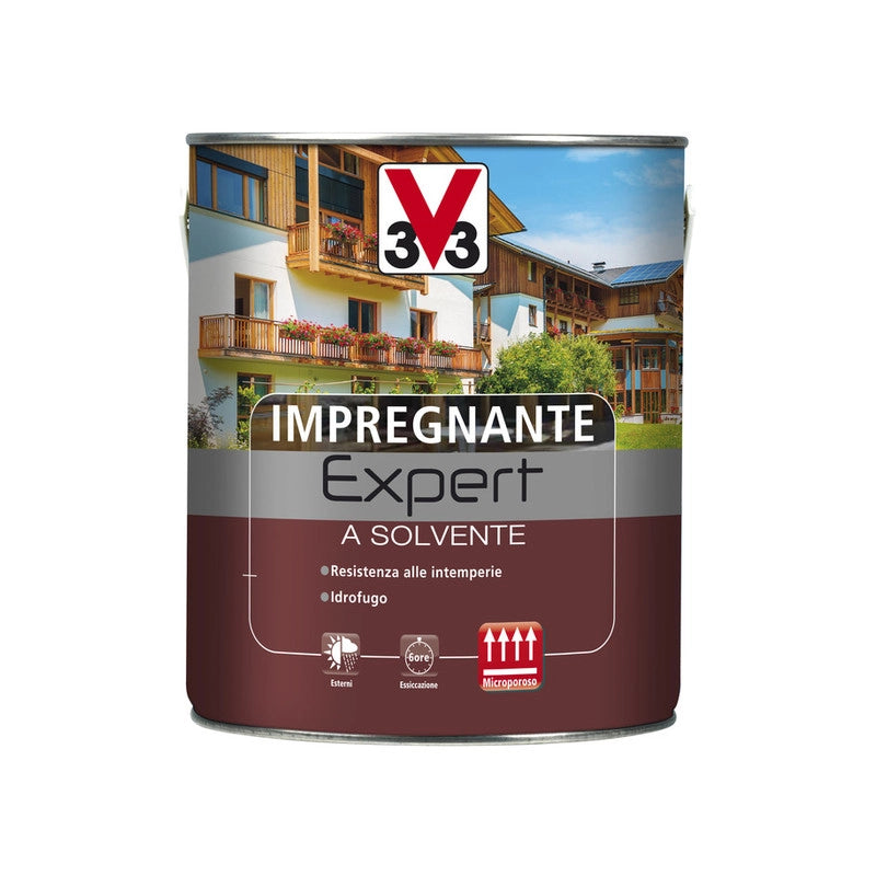 V33 IMPREGNANTE EXPERT SOLVENTE NOCE CHIARO 2,5L