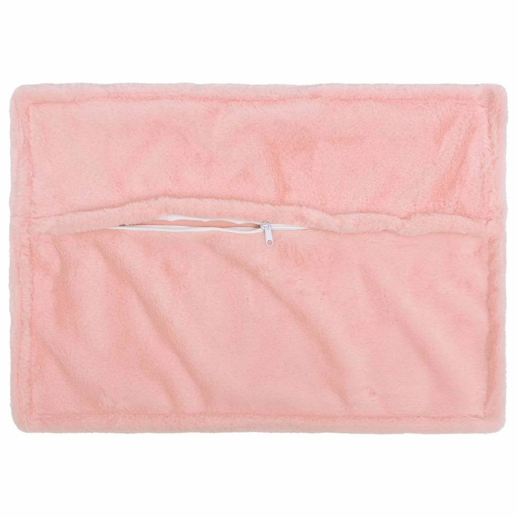 Federa 2 pz HOUTEN Rosa 30 x 50 cm Pelliccia di Coniglio Finta 916321