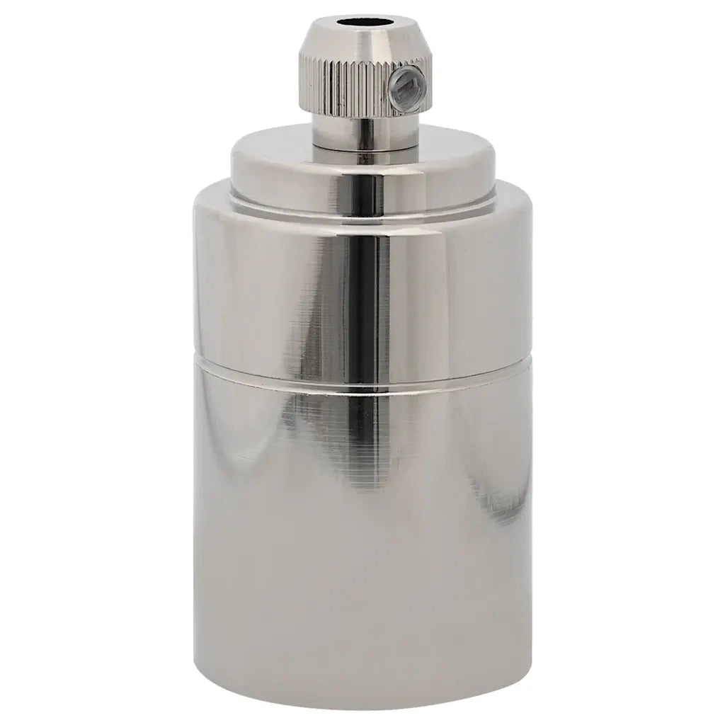 Portalampade 2 pz Nichel Satinato E27 4106537