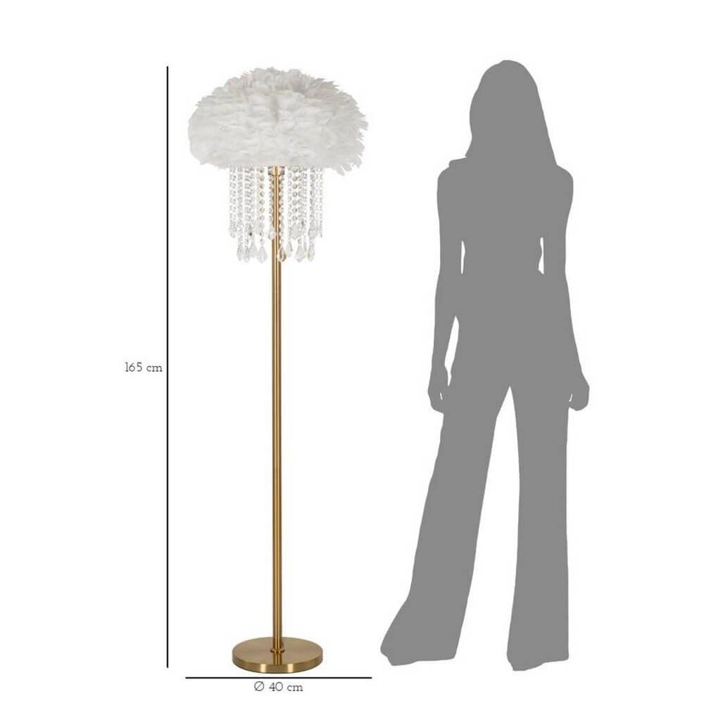 Lampada da Terra Diamante Ø40x165 cm - DIAMON